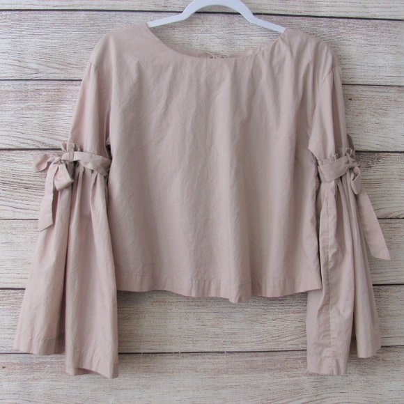 Free People So Obviously Yours Bell Sleeve Top - Picture 12 of 12